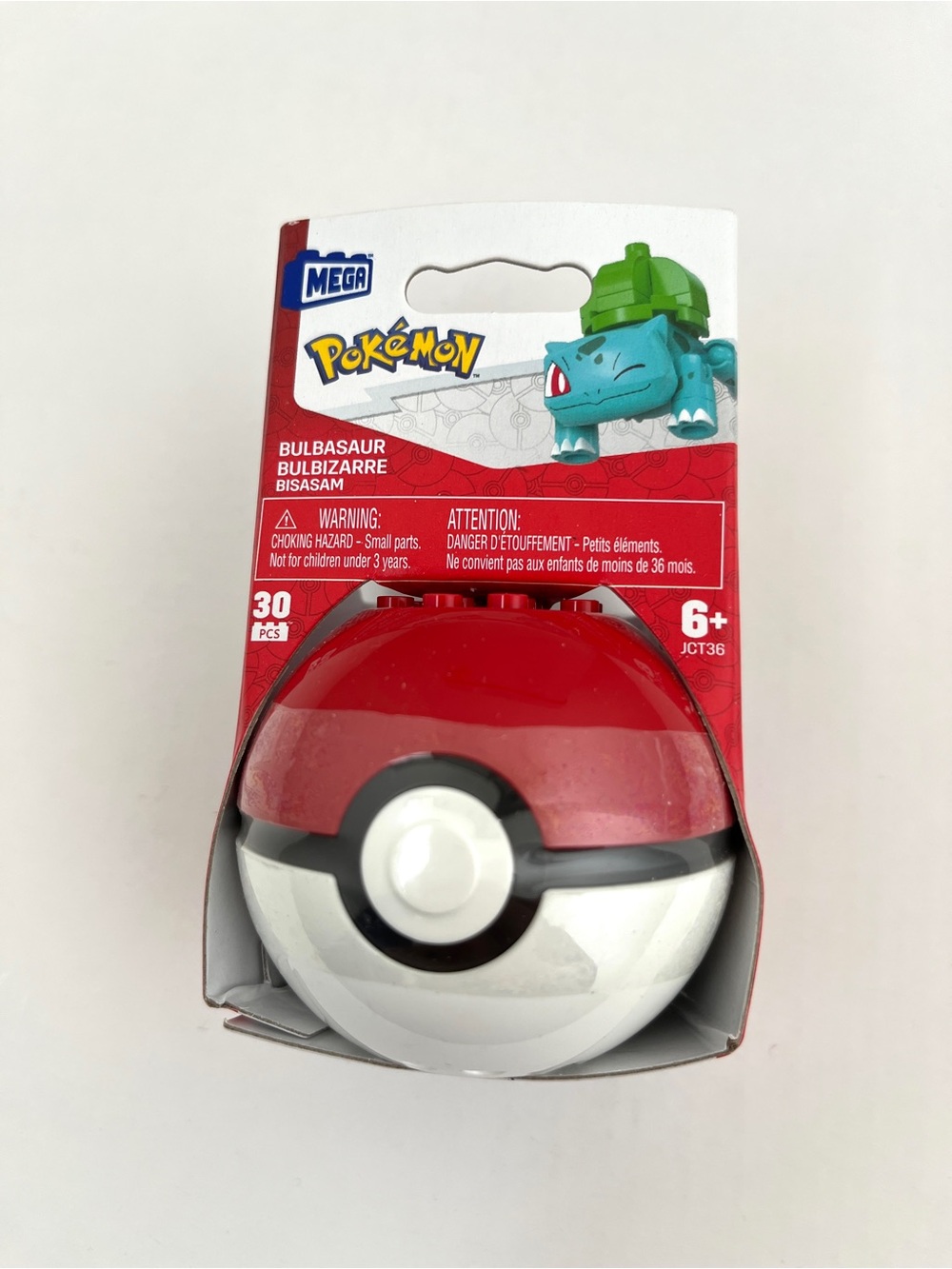 Brand New MEGA Pokemon Ball Bulbasaur Building Set ( JCT36)